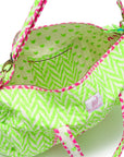 Quilted Weekend Bag | Neon Green - Bombaby