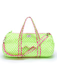 Quilted Weekend Bag | Neon Green - Bombaby