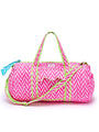 Quilted Weekend Bag | Neon Pink - Bombaby