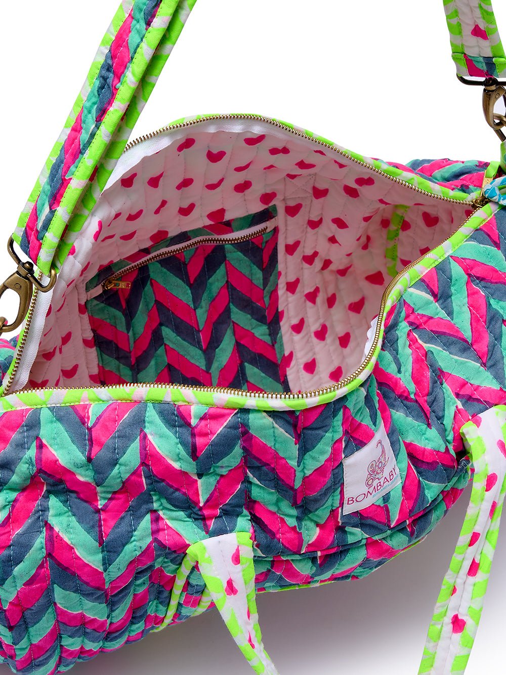 Quilted Weekend Bag | Ziggy - Bombaby