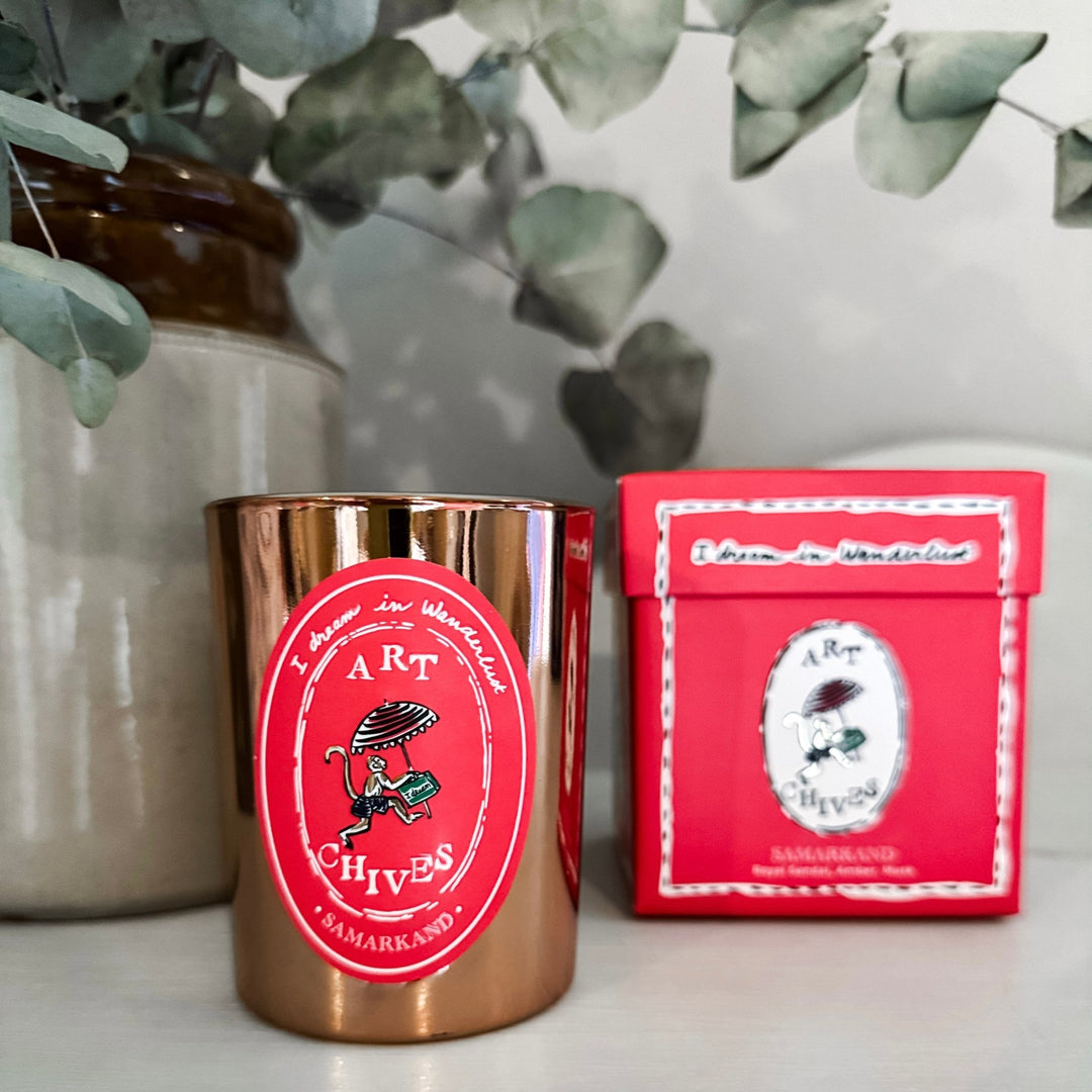 Samarkand Candle | Royal Sandalwood, Amber & Musk - Bombaby