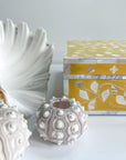 Sunshine Yellow | Large Mother of Pearl Jewellery Box - Bombaby