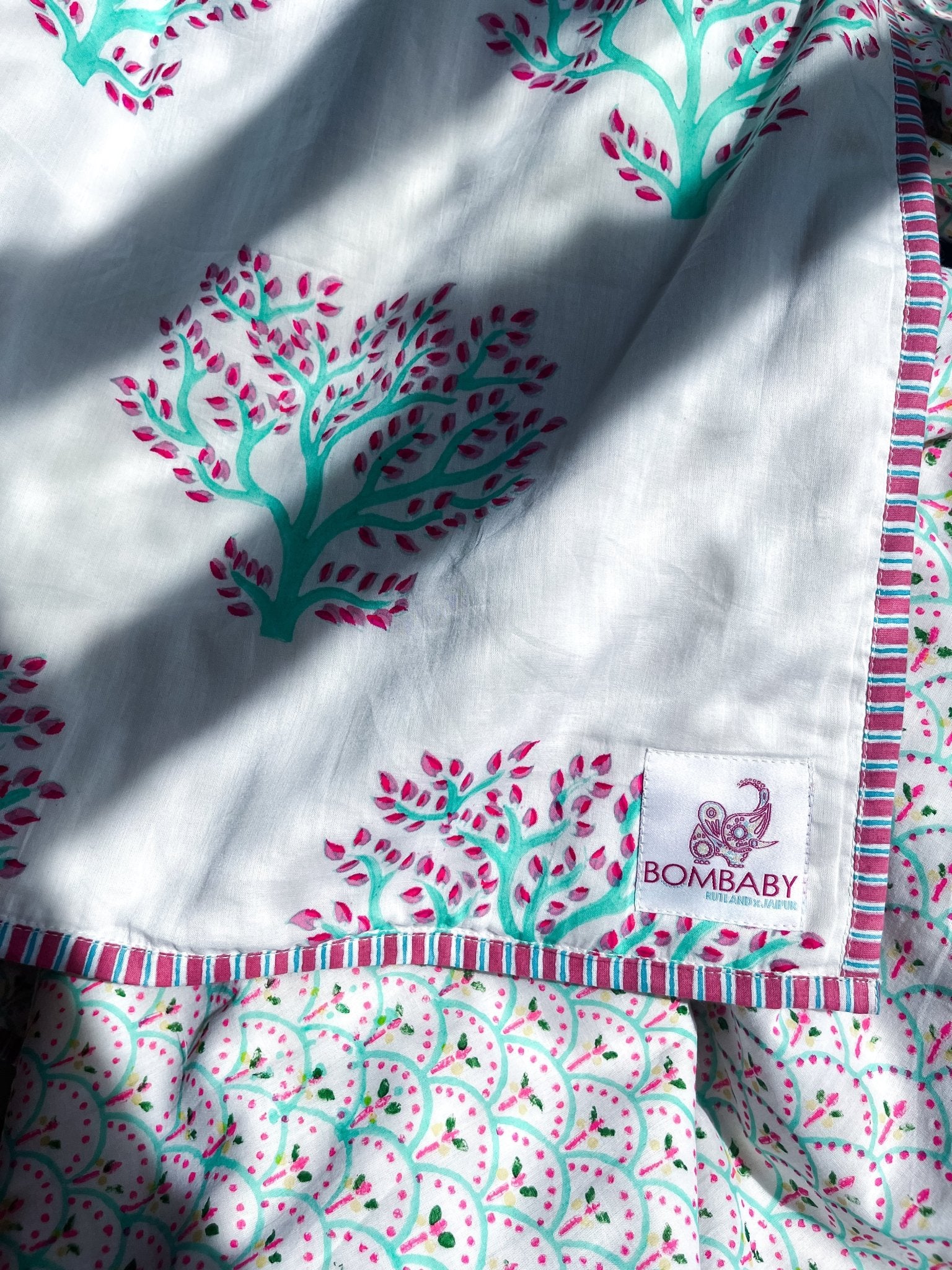 Tree of Life | Block Print Blanket - Bombaby