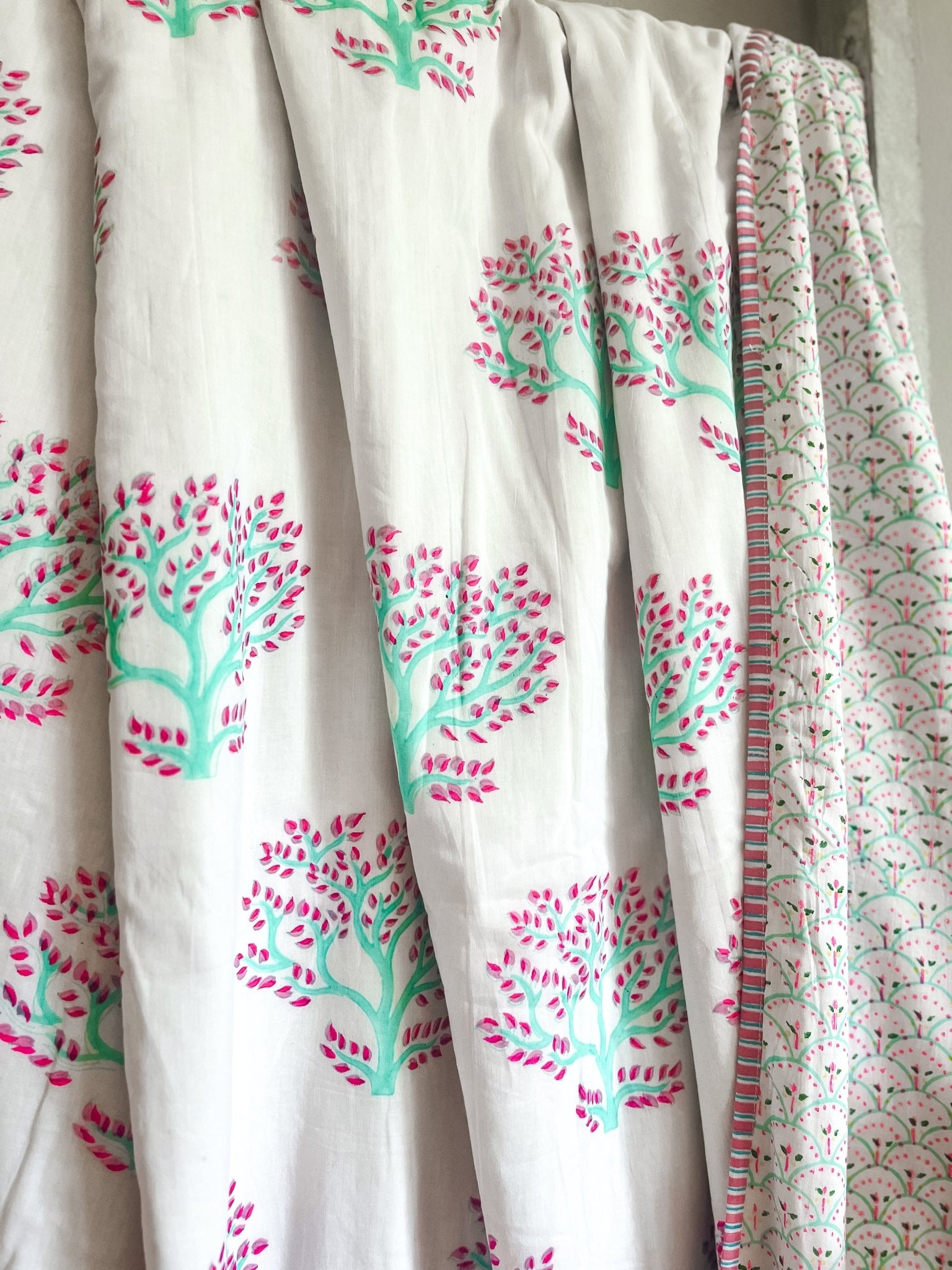 Tree of Life | Block Print Blanket - Bombaby