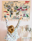 World Map Tapestry - Bombaby