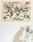 World Map Tapestry - Bombaby