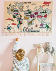 World Map Tapestry - Bombaby