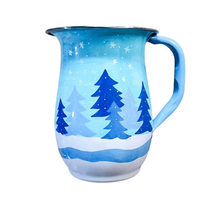 Christmas Enamel Jug | Winter Wonderland - Bombaby