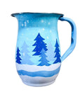 Christmas Enamel Jug | Winter Wonderland - Bombaby