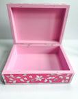 Dove Grey & Pink | Small Mother of Pearl Jewellery Box - Bombaby