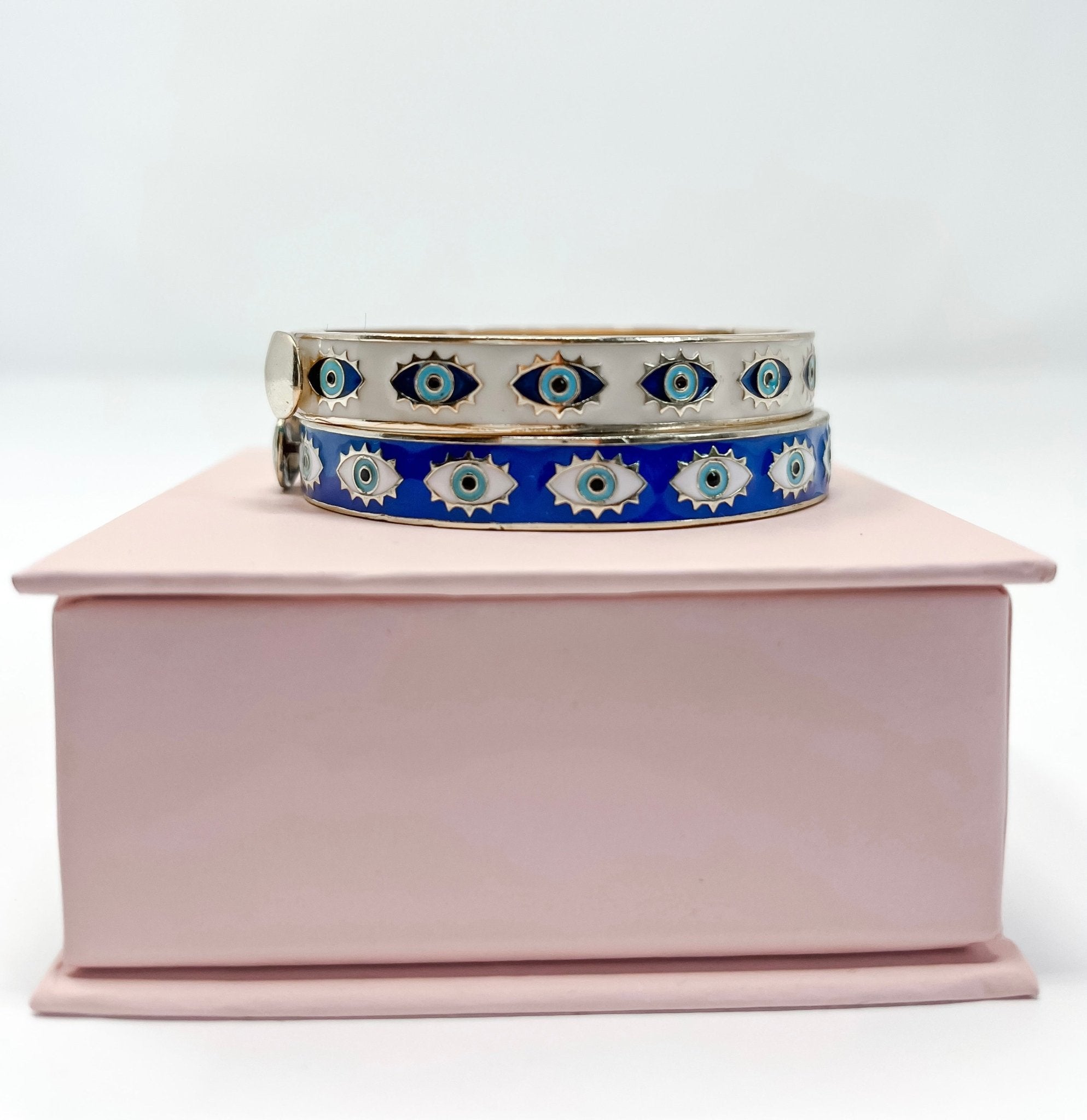 Enamel Bracelet | Evil Eye - Bombaby