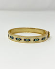 Enamel Bracelet | Evil Eye - Bombaby