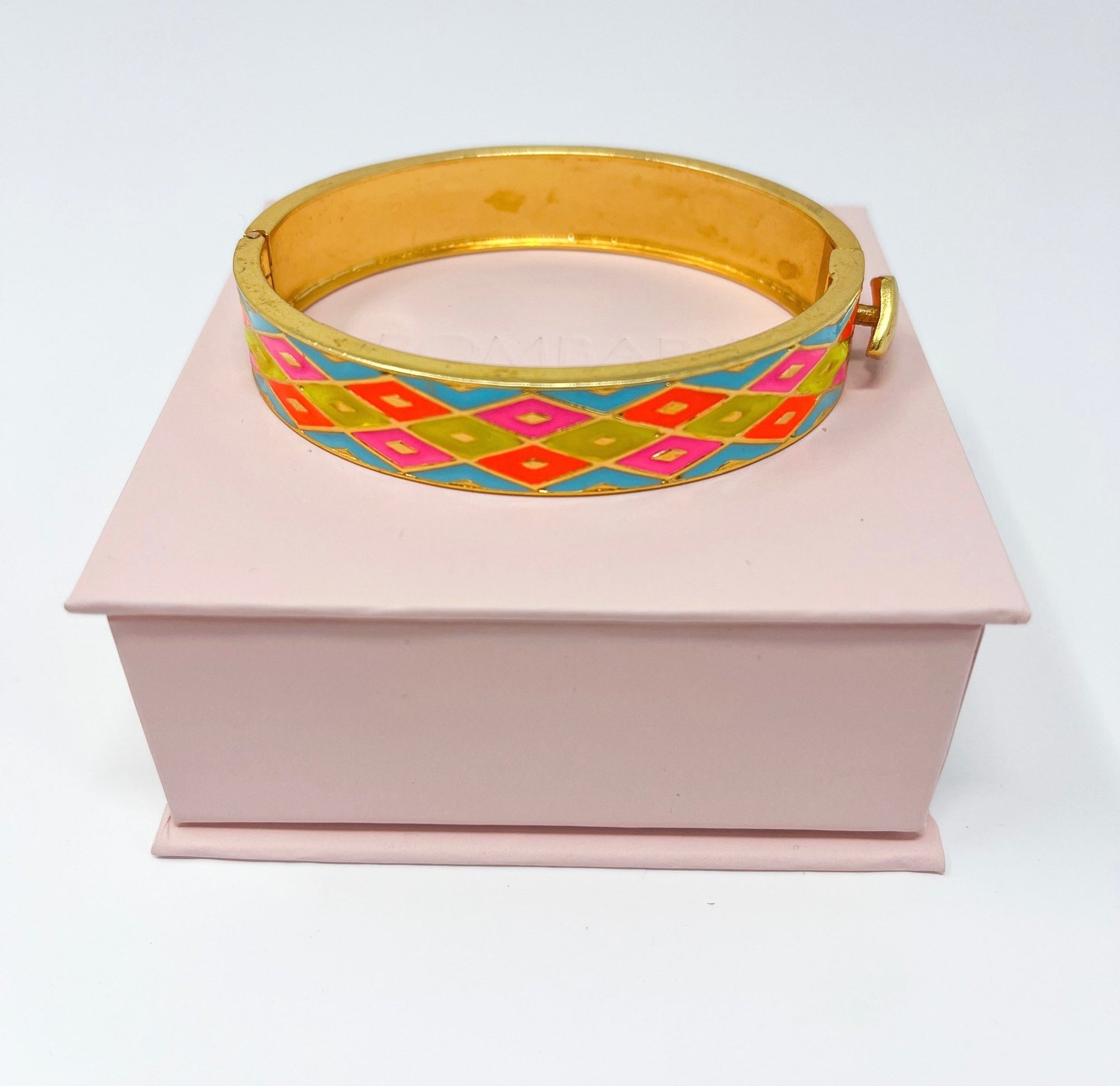 Enamel Bracelet | Neon Lattice - Bombaby