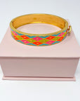 Enamel Bracelet | Neon Lattice - Bombaby