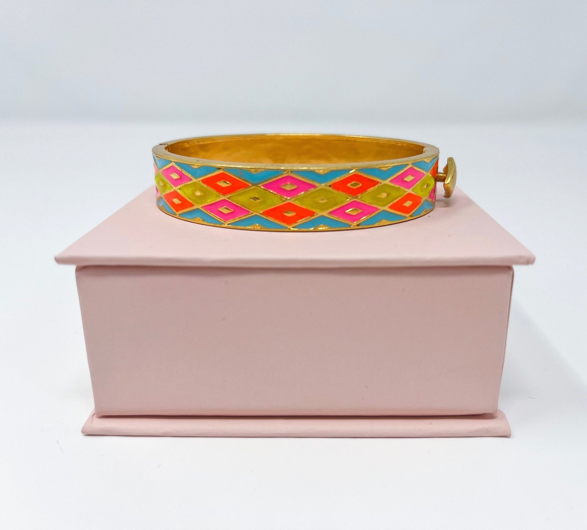 Enamel Bracelet | Neon Lattice - Bombaby