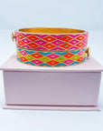 Enamel Bracelet | Neon Lattice - Bombaby