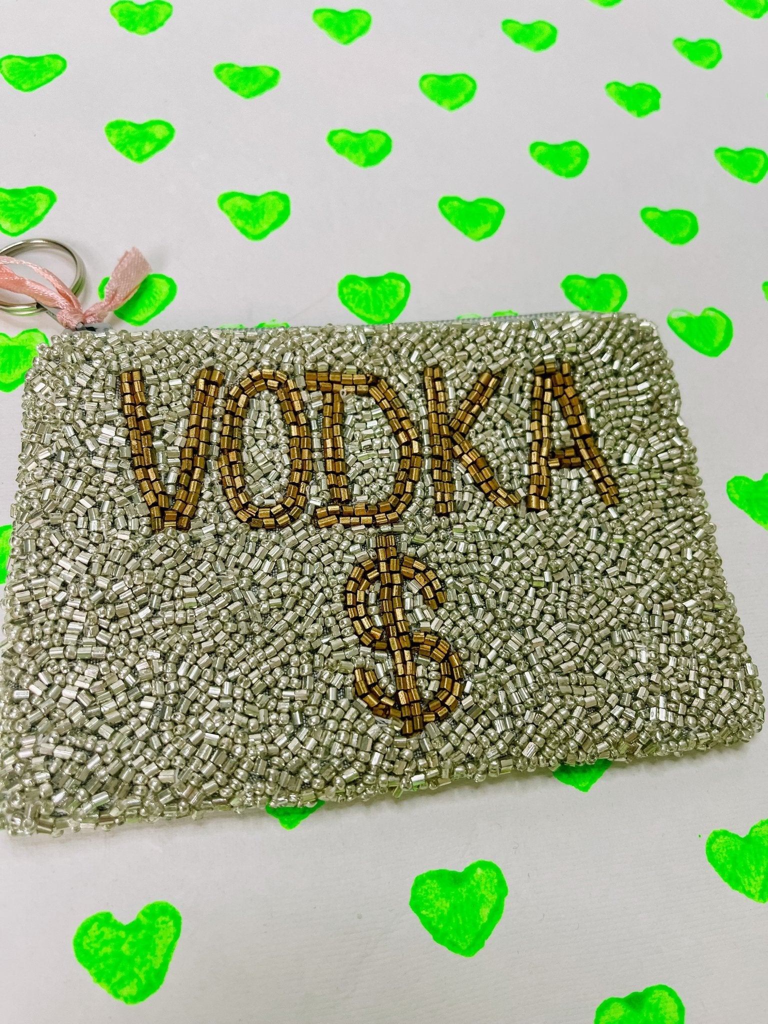 Handmade Beaded Purse | VODKA $ - Bombaby