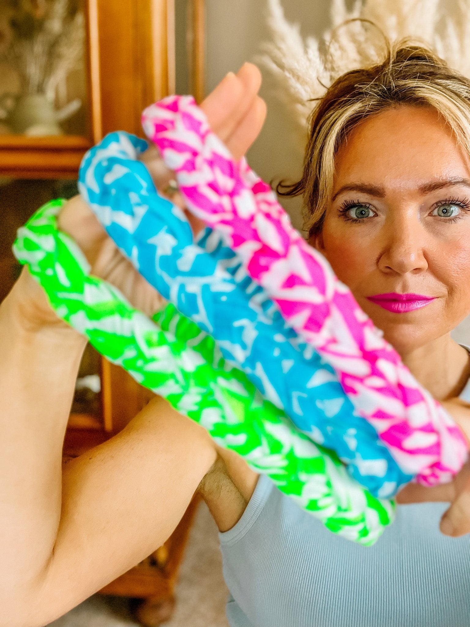 Handmade Block Print Headband | Braided - Bombaby