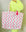 Handmade Reversible Quilted Tote Bag - Pink Flamingo - Bombaby