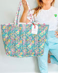 Handmade Reversible Quilted Tote Bags - Bombaby